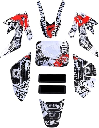 Xufxumer Decal Graphics Sticker Fairing Kit for CRF50 Pit PRO Dirt Bike