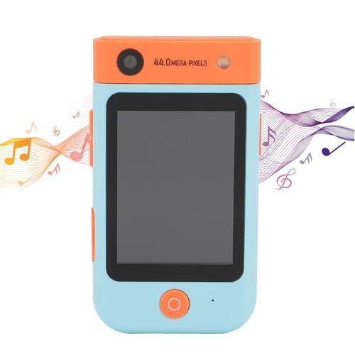 Fotocamera Digitale per Bambini 48MP 1080P Display a Colori IPS da 2.8 Pollici Anti-vibrazione 48MP Portatile per Giocattoli Didattici con orso