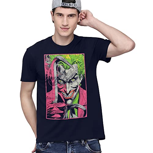 Image of Free Authority Mickey & Friends Printed Regular Fit Green Cotton Men's T-Shirt