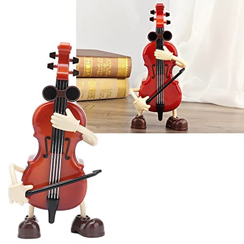 Cello-Spieluhr, präzises mechanisches Uhrwerk, Elegantes Cello-Modell, Spieluhr, perfektes Ornament für Freundin, zu Weihnachten, zum Geburtstag für Cover