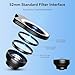 Upgraded Professional Macro Lens for Smartphone, HB100U Macro Photography Lens for iPhone, Aluminum Phone Camera Lens Kit with Universal Clip. Phone Lens Attachment Fit for iPhone, Android Phone.