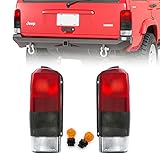 USR DEPO 97-01 XJ Tail Lights - Red/Smoke Lens Rear Tail Lamps Set (Left + Right) Compatible with 19