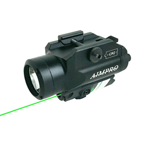 Aimpro Green Laser Sight With 220 Lumen Led Flashlight Combo For Handgun Or Rifle #TOP14