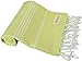 Bersuse 100% Algodón - Anatolia Toalla Turca - Fouta Toalla de Baño y Toalla de Playa - Oeko-Tex - 95 x 175 cm, Verde Pistache