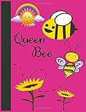 queen bee band jepang  Queen Bee Diary: Happiness is choice Notebook (Composition Book, Journal) (8.5 x 11 Large)
