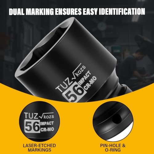 Image of 1 Inch Drive 56mm Standard Metric 6 Point CR-MO Impact Socket