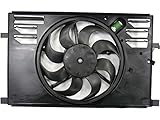 Radiator Fan Assembly - Compatible with 2015-2018 Jeep Renegade 2.4L 4-Cylinder