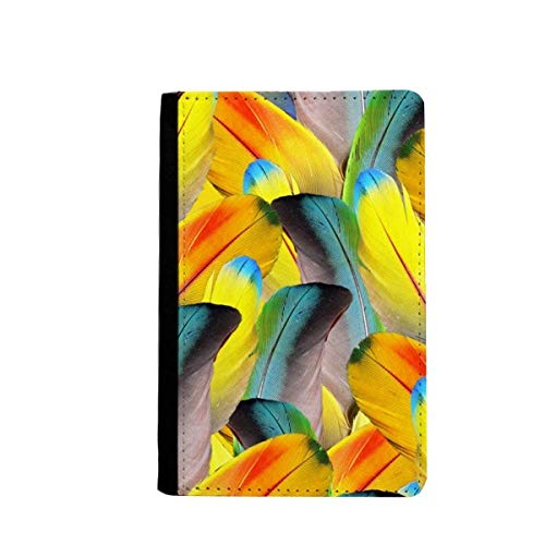 Étui portefeuille de voyage plume multicolore classique 3.7x5.8" pour ranger vos essentiels