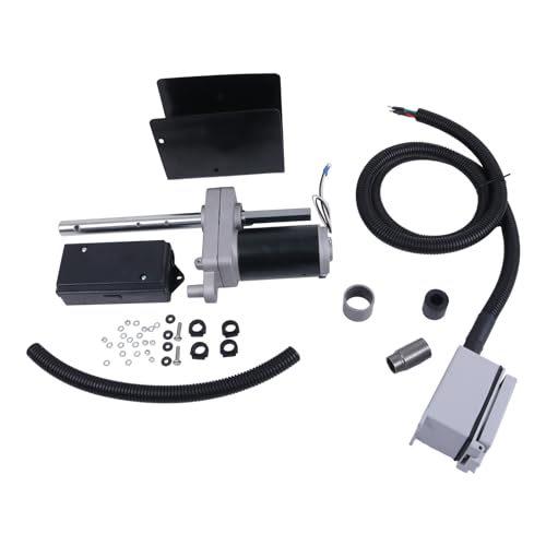 Image of HOLDWELL Electric Powered Trailer Drive Conversion Kit 1824200100 BD1046130-00 BD1824200100 500370 Compatible with Single-Speed Square Jacks - 12V 12000 lbs for RV Trailer Touring car