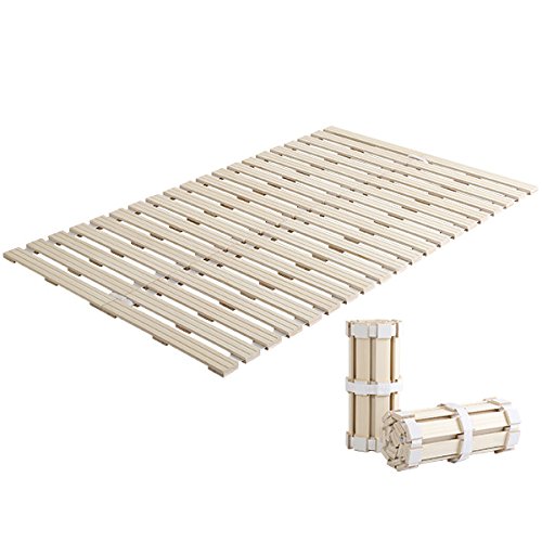 Amazon｜ホームテイスト すのこマット すのこベッド ロール式 桐仕様