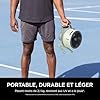Shark FlexBreeze HydroGo, ventilateur brumisateur portable, rafraîchisseur d'air silencieux intérieur/extérieur, discret et durable, avec/sans fil, léger, 5 réglages de vitesse, Menthe FA050EUGN