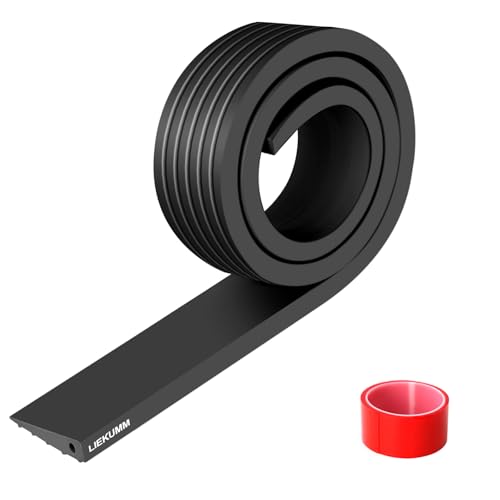 LIEKUMM 1 cm Height Threshold Ramp, 1000 kg Load Capacity PVC Portable Ramps for Wheelchairs, Indoor & Outdoor Curb Ramp, Ramps for Mobility Scooter, Electric Wheelchair, Garage, Step, Black