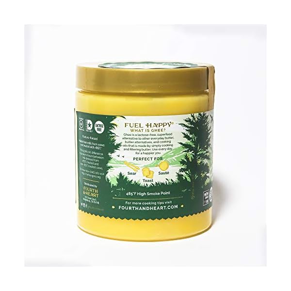 4th-Heart-Original-Grass-Fed-Ghee-Keto-Pasture-Raised-Non-GMO-Lactose-Free-Certified-Paleo-16-Ounce 4th & Heart Original Grass-Fed Ghee, 16 Ounce, Keto, Pasture Raised, Non-GMO, Lactose and Casein Free, Certified Paleo