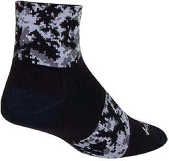 SockGuy Unisex 3in Dark Side Cycling/Running/Active Socks