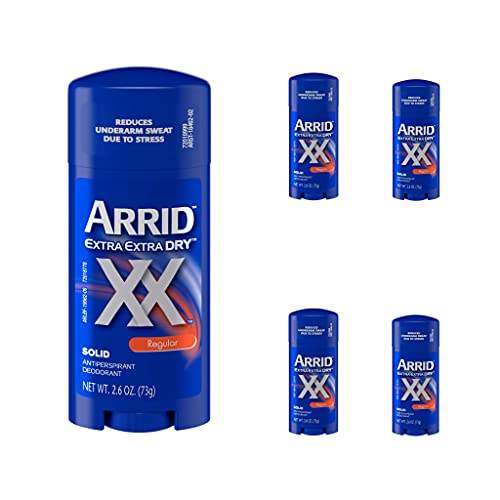 Arrid XX Solid Antiperspirant & Deodorant-Regular-2.7 oz 5 unidades