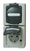 Produktbild Kopp 131456008 Blue Electric Schutzkontakt-Steckdose, 2-Fach mit Deckel