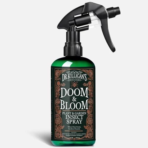 Dr. Killigan’s Doom & Bloom House Plant Pest Spray - for Outdoor & Indoor Gardening, Kills Aphids,...