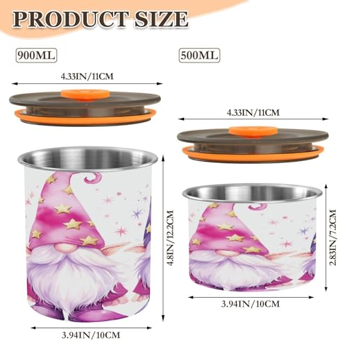 Contenedor hermético de café Blueangle 900 ml acero inoxidable miniatura 2
