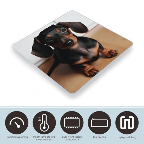 Báscula digital GHEPSDW Cute Wiener Sausage Dog miniatura 3