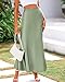 BTFBM Womens Spring Skirts 2026 Business Casual Clothes High Waisted Cocktail Party Wedding Guest Mermaid Maxi Skirt(Light Green, Medium)