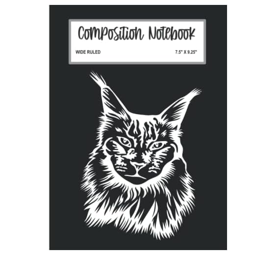 Maine Coon Cat Composition Notebook: Maine Coon Cat Gifts
