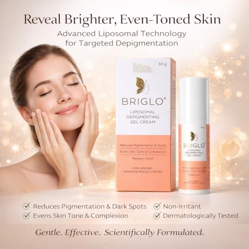 Image of Liposomal Depigmenting Gel Cream 30g | Reduces Dark Spots & Pigmentation | Evens Skin Tone | Brightening Face Cream | Dermatologically Tested (Cream)