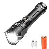 Linterna ajustable: esta lámpara de linterna ajustable admite zoom telescópico. Linterna brillante ajustable de enfoque para usar en diferentes situaciones. Aléjese para la observación de largo alcance y amplíe como reflector para la iluminación de áreas grandes.