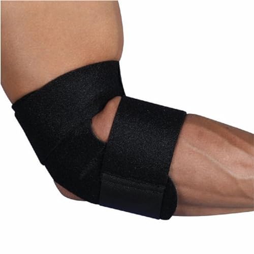 Nivia Orthopedic Adjustable Basic Elbow Support Melange Support for Gym, for Men and Women, for Outdoor Workout, for Badminton and Cricket - Free Size (Melange/Black) (B07VHG3JRZ) Amazon Price History, Amazon Price Tracker