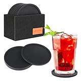 Mantener limpio: estos exquisitos posavasos pueden contener bebidas derramadas en los posavasos sin llegar a la encimera. No tendrás que preocuparte por derrames y manchas en tus muebles favoritos, protegiendo tu mesa de comedor y encimera de cocina de daños.