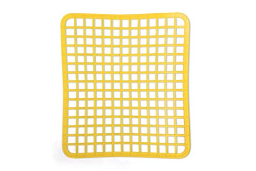 Excelsa Rainbow Tapis Fond évier Jaune 32 x 28 cm