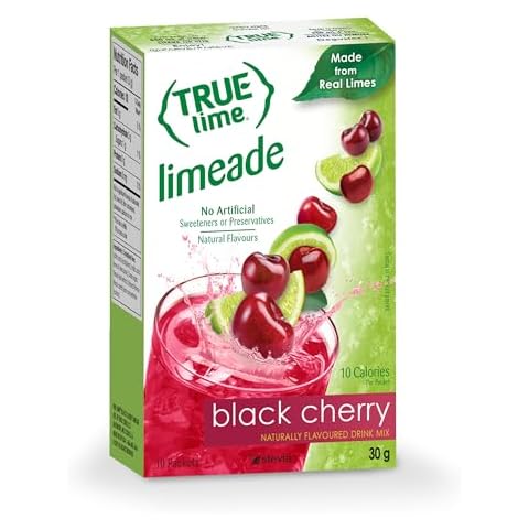 TRUE LIME Black Cherry Limeade Drink Mix Cover