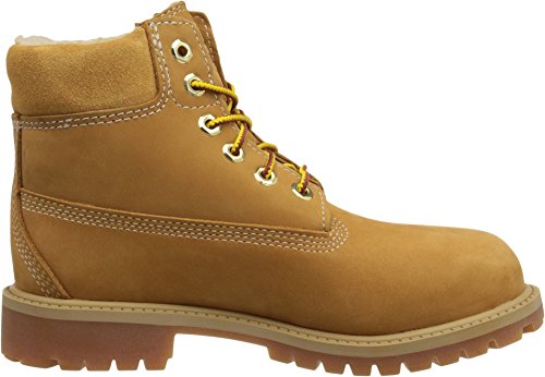 Image of Timberland 6 inch Premium w / Faux Shearling Boot with Closure (Toddler /Little Kid /Big Kid)
