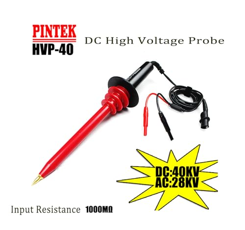 Image of HVP-40 High Voltage Probe Max. DC 0-40KV AC 0-28KV (50 /60Hz) | Multimeter Probe High Voltage Decay Test Probe Attenuation Ratio 1000:1