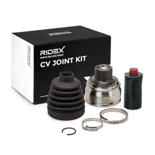 RIDEX Juego de articulación árbol de transmisión Delantero 5J0382 Junta Homocinética compatible con VW Touareg III CR7, RC8, AUDI A4 B8 Avant 8K5 A6 C7 Avant 4G5, 4GD A4 B8 Sedán 8K2 Q5 8RB