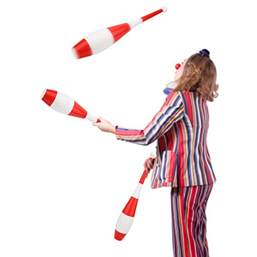 3 Pçs Malabarismo Vara Brinquedo Ferramenta de Varas de Mão para Palhaços, Playground Equipamentos F