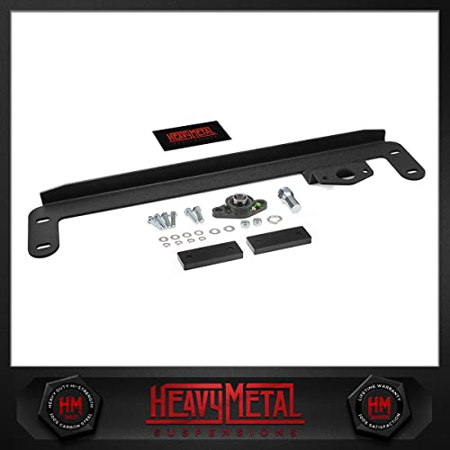 Heavy Metal Suspensions - Fits 2003-2008 Dodge Ram 2500 And 3500 Carbon Steel Steering Gear Box Stabilizer Kit (4Wd) #TOP1
