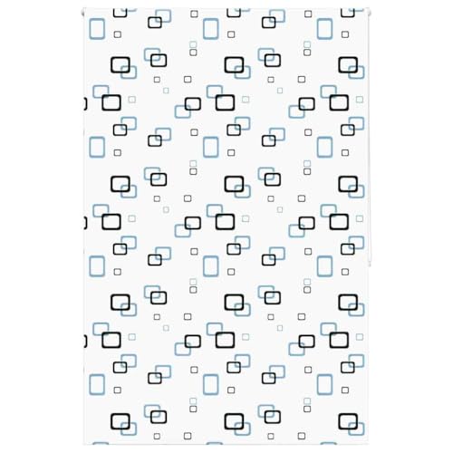 Cortina de ducha enrollable de 150 x 240 cm, PEVA impermeable, para baño, patrón de burbujas, montaje Klemmfix, ancho de tela de 146 cm, con polipasto, protección visual