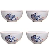 Liang baobao Chinese Tea Tasting Cup Set of 4, 2oz White Porcelain Mini Cups for Gongfu Tea Cerem...