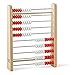 hand2mind 100 Bead Wooden Rekenrek, Abacus for Kids Math, Math Manipulatives Kindergarten, Counting Rack for Kids, Counters for Kids Math, Educational Toys for Elementary Kids (Set of 1)