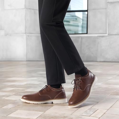 Image of Orthopedic Business Leather Dress Shoes: Arch Support Plantar Fasciitis Walking Wingtip Formal Oxford for Mens, Orthotic Comfortable Casual Patent Tuxedo Work Shoes for Foot Heel Pain Relief