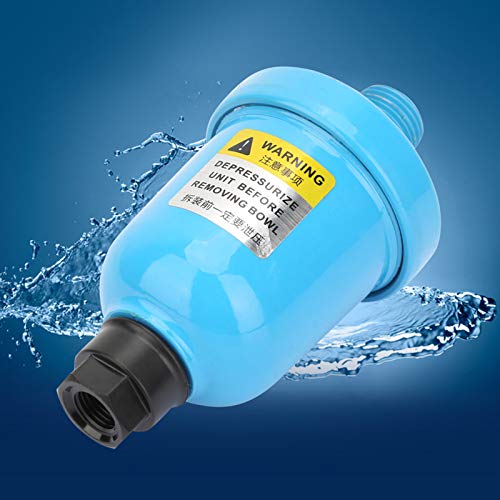Joyzan Automatisches Ablassventil, Aluminium, Rückschlagventil, G1/2 1,0 MPa, 2 Ports, NPT oder BSPT, für Druckluftspeichertanks und andere Gasdruckbehälter