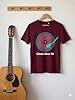 1986 Vinyl Record Neon - Classic Since - 40th Birthday Gift | Present Mens T-Shirt Burgundy L #3
