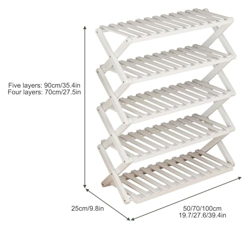 Étagère à chaussures verticale pour optimiser les petits espaces