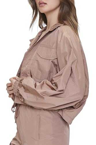 Forever 21 Women's Cropped Raglan-Sleeve Windbreaker2