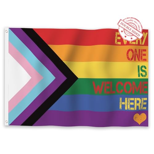 Drapeau Gay Pride Rayé Rainbow Aoihrraan 180x300cm Extérieur