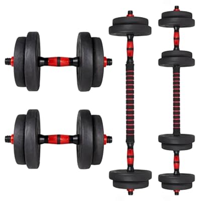 ALLinLIFE Mancuernas Ajustables 10KG, Juego de Pesas Multifunción con Pesas Barra Recta y Mangos Antideslizantes, Pesas Ajustables para Musculación y Fitness Gimnasio en Casa | Ya disponible en tu tienda friki favorita! En mundofriki.es! ALLinLIFE Mancuernas Ajustables 10KG, Juego de Pesas Multifunción con Pesas Barra Recta y Mangos Antideslizantes, Pesas Ajustables para Musculación y Fitness Gimnasio en Casa | Ya disponible en tu tienda friki favorita! En mundofriki.es!