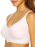 Olga Easy Does It Wire-Free No Bulge T-Shirt Bra, 2XL, Rosewater