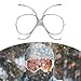 Zxpjkyu Ski Goggles Insert Adapter Inner Frame Goggles Accessories Transparent for Sports