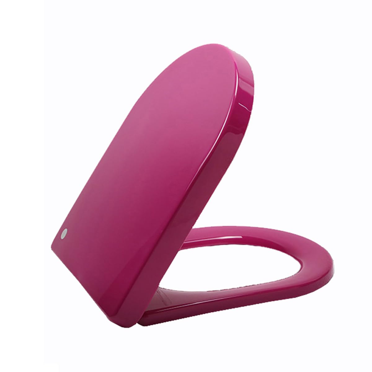 Ugzxcvbn Purple Soft Close Toilet Seat With Adjustable Hinges, D-Shaped Slow-Close Toilet Seat With Adjustable Hinges, Thickened Pp & Abs, Multicolor(Purple)
