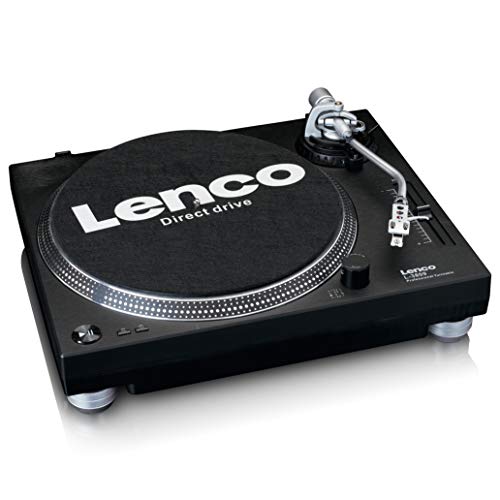 Lenco L-3809 Tourne-Disque USB avec entraînement Direct – Préamplificateur – 33 et 45 TR/Min – MMC – RCA – Line Out – Noir - Les Beatles, Paul McCartney, John Lennon, RIngo Starr, George Harrison Lenco L-3809 Tourne-Disque USB avec entraînement Direct - Préamplificateur - 33 et 45 TR/Min - MMC - RCA - Line Out - Noir – Image 5